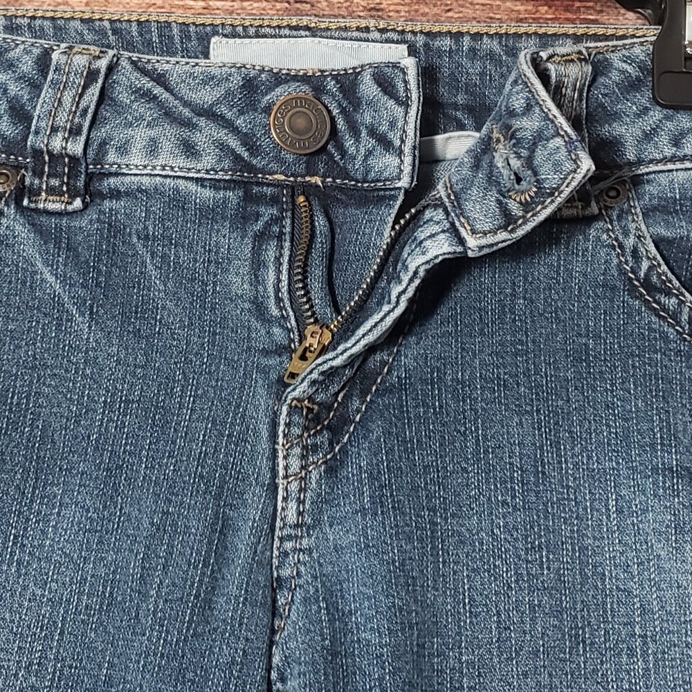 Maurices Womens Size 7/8 Jacie Flare Low. Rise Denim Blue Jeans - Picture 5 of 10